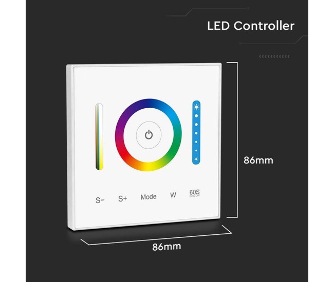 Controller banda led 3in1 touch - alb