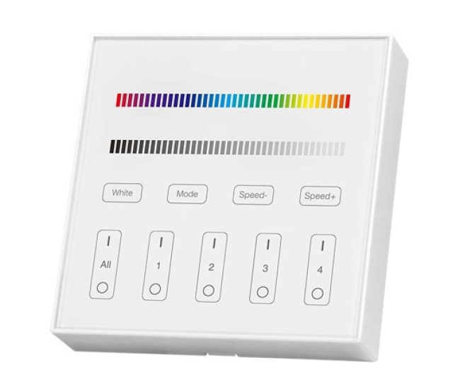 Controller banda led rgb + alb 4 zone wi-fi - alb