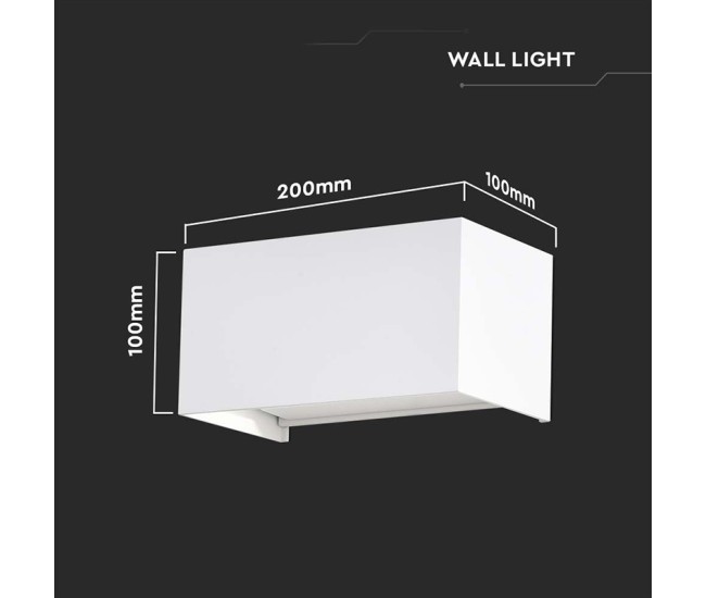 Lampa led 24w 4000k alb neutru ip65 - alb