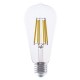 Bec led st64 e27 4w cu filament 3000k model edison