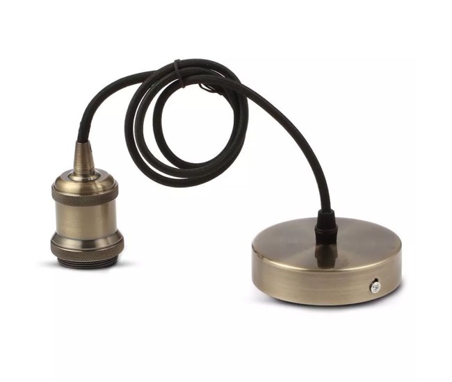 Corp suspendat pentru iluminat max 60w ip20 bronze