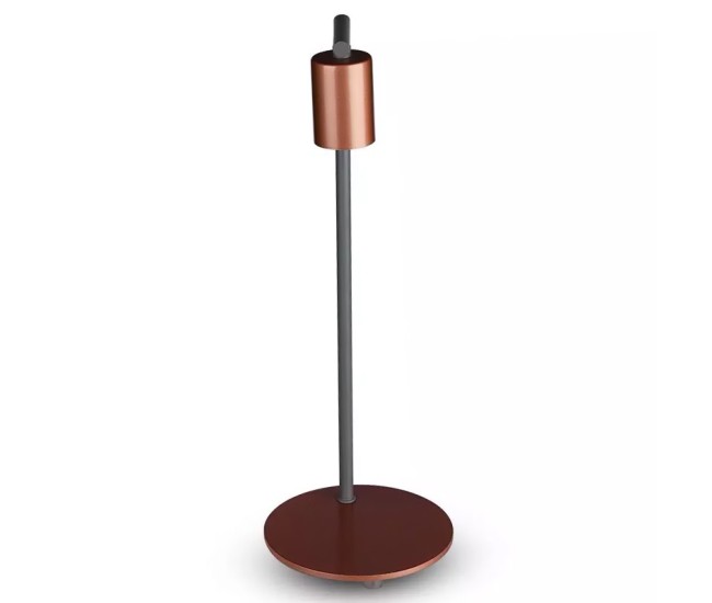 Lampa birou soclu e27 - bronz rosu