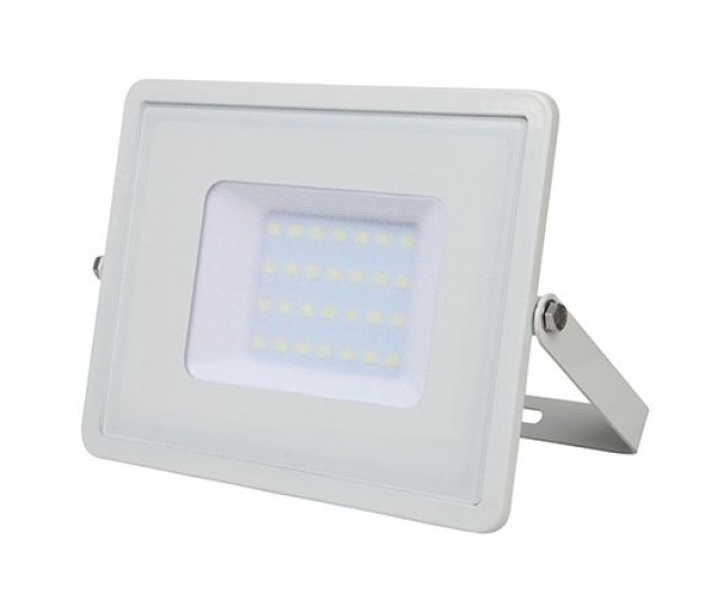 Reflector led smd 30w 4000k ip65 alb, cip samsung