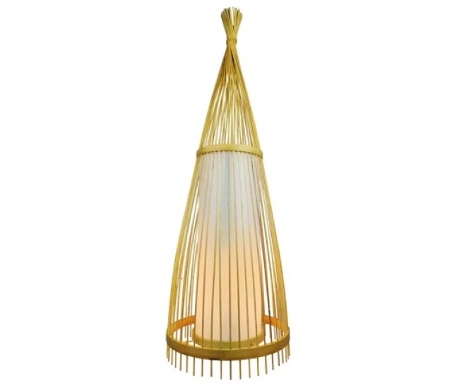 Lampa podea din rattan soclu e27 150cm