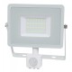 Reflector led smd 30w 6400k ip44 cu senzor miscare - alb