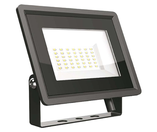 Reflector led smd 30w 6500k ip65 - negru