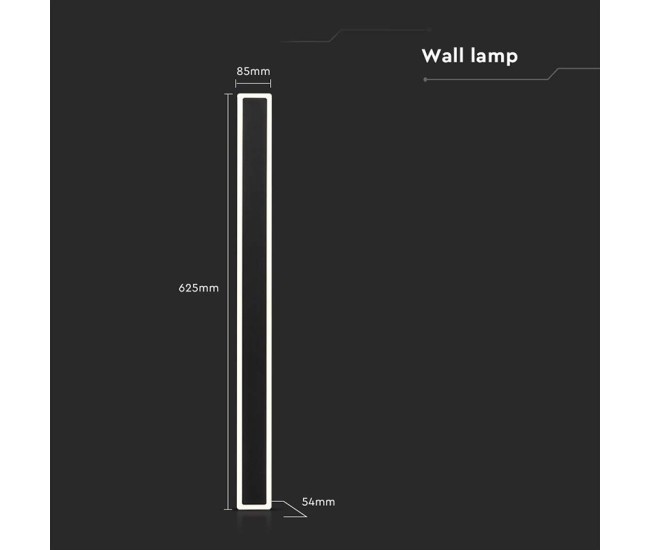 Corp iluminat led 17w 4000k ip65 - negru