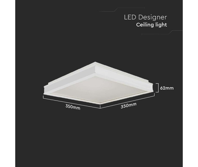 Plafoniera led 18w 3in1 - alb