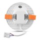 Panou led rotund ajustabil 24w 6400k alb rece