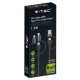 Cablu 5in1 tip c - microusb - usb - lightning 1.2m