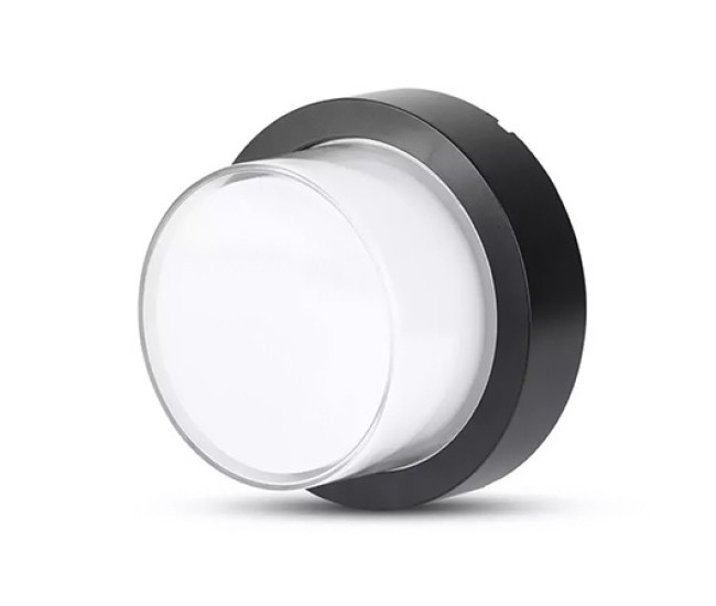 Lampa led 12w ip65 3000k alb cald - negru