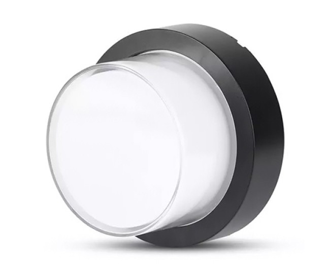 Lampa led 12w ip65 4000k alb neutru - negru