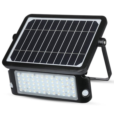 Reflector led 10w 4000k cu incarcare solara