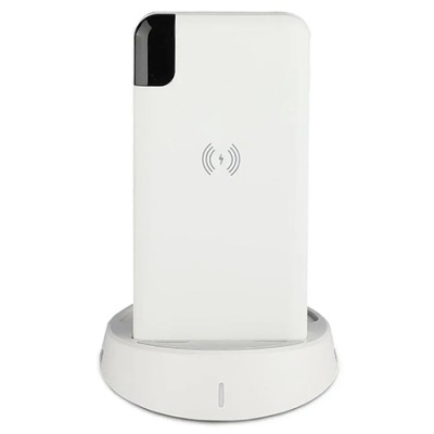 Power bank 8000mah incarcare wireless - alb