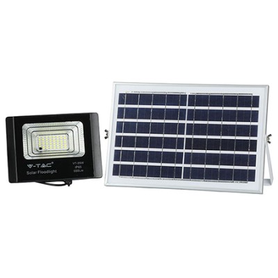 Reflector led 12w 6000k cu incarcare solara