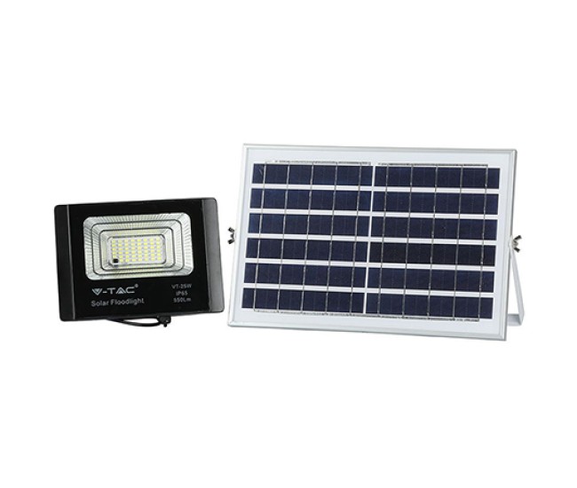 Reflector led 12w 6000k cu incarcare solara