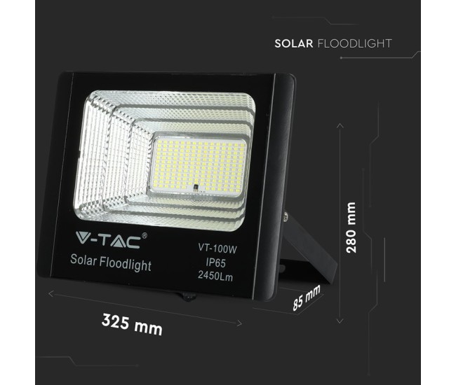 Reflector led 35w 6000k cu incarcare solara