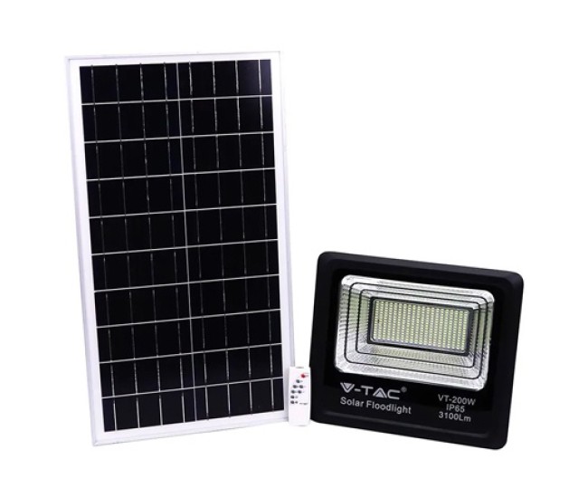 Reflector led 40w 6000k cu incarcare solara