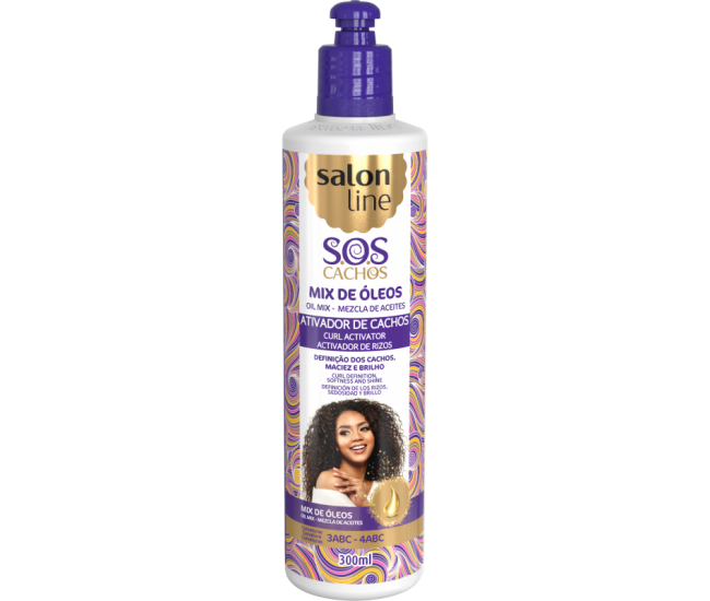 Activator Pentru Bucle Cu Mix De Uleiuri Sos 300 Ml Salon Line