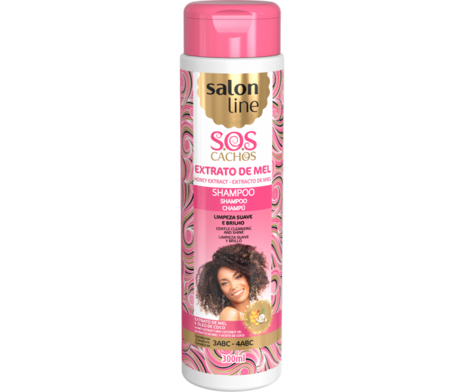 Sampon Sos Imbogatit Cu Miere Par Cret300 Ml Salon Line