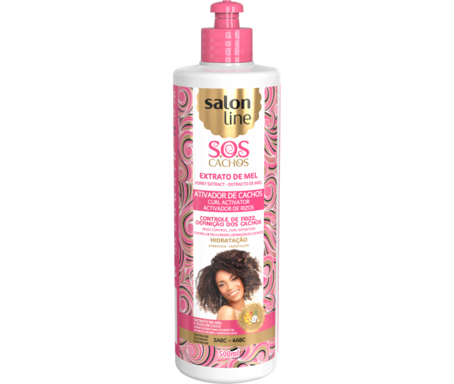 Activator Bucle Sos Imbogatit Cu Mierepar Cretsticla500 Ml Salon Line