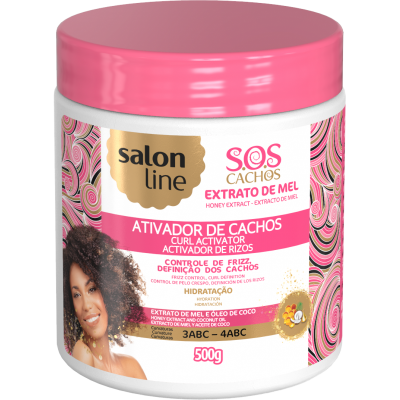 Activator Bucle Sos Imbogatit Cu Mierepar Cretcutie500 G Salon Line