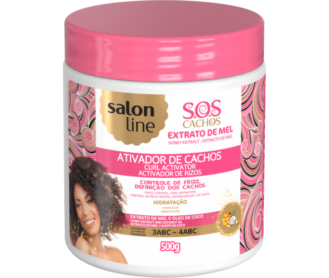 Activator Bucle Sos Imbogatit Cu Mierepar Cretcutie500 G Salon Line