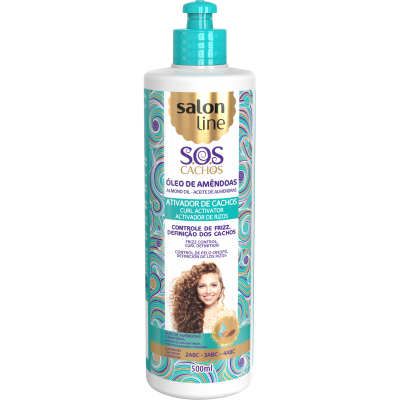 Activator Bucle Cu Ulei De Migdale Sos 300 Ml Salon Line