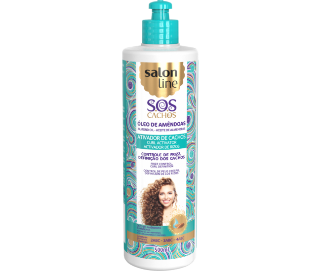 Activator Bucle Cu Ulei De Migdale Sos 300 Ml Salon Line