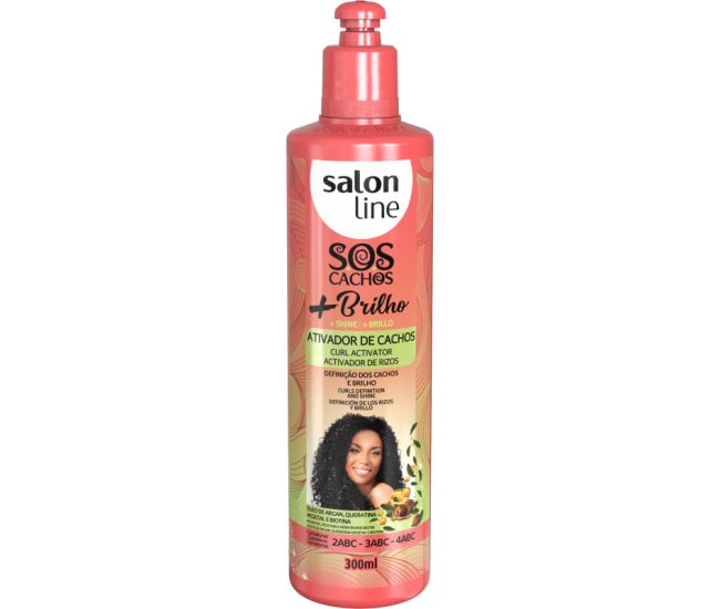 Activator Bucle Sos Stralucire Radianta Par Cretsalon Line 300 Ml