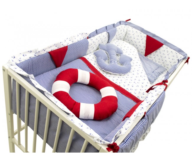 Lenjerie MyKids Ocean 9 Piese 120x60 cm