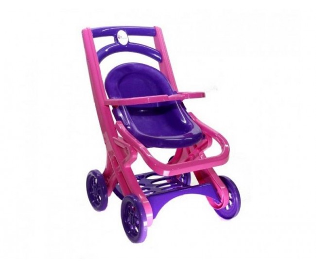 Carucior pentru papusa MyKids 0122/02 Mov-Roz