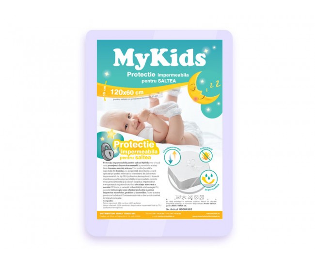 Protectie Impermeabila MyKids Pentru Saltea 120x60 CM