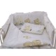 Lenjerie MyKids Teddy Play Bej 4 Piese M1 120x60