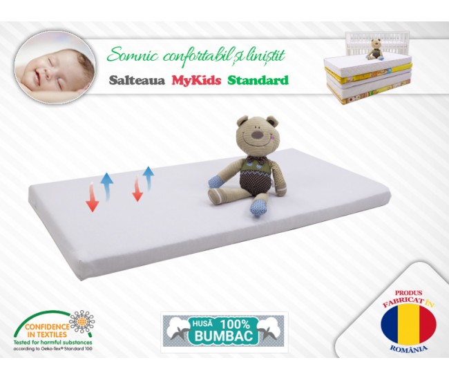 Saltea Fibra Cocos MyKids Standard I 120x60x9 (cm)