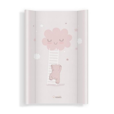 Saltea de infasat bebe cu intaritura 70x47,5 Klups 435 Walk in the Clouds Pink