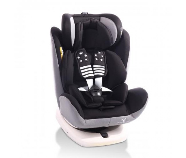 Scaun Auto Pilot Grey Rotativ 360 cu Isofix 0-36 kg