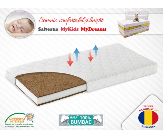 Saltea Fibra Cocos MyKids MyDreams II 140x70x10 (cm)