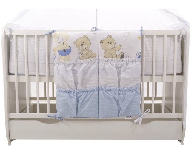 Buzunar Patut MyKids Teddy Play Blue