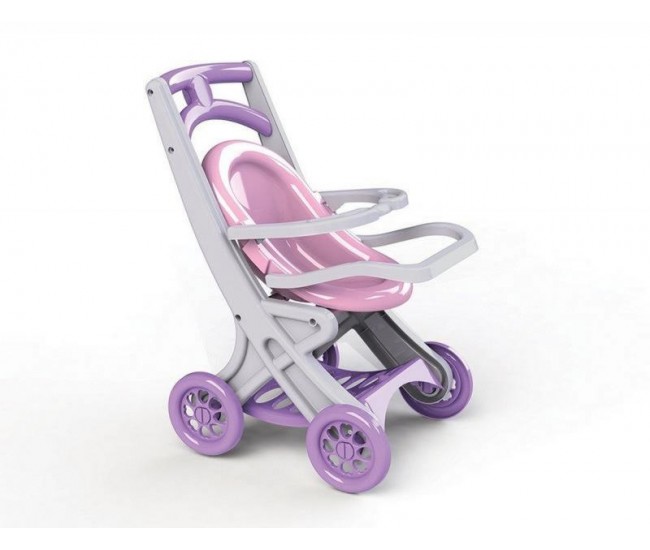 Carucior pentru papusa MyKids 0122/04 Roz Mov