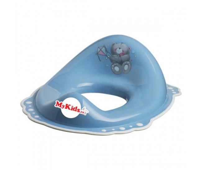 Reductor wc copii MyKids Bears Blue-White antialunecare