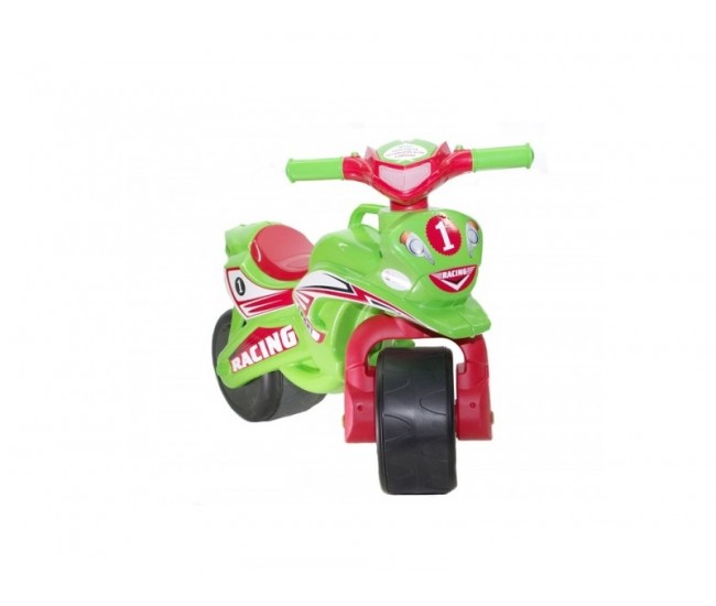 Motocicleta de impins MyKids Racing 0139/5 Verde/Rosu