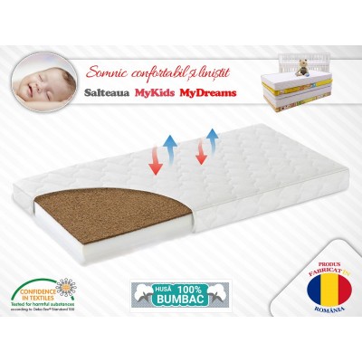 Saltea Fibra Cocos MyKids MyDreams I 90x40x05 (cm)