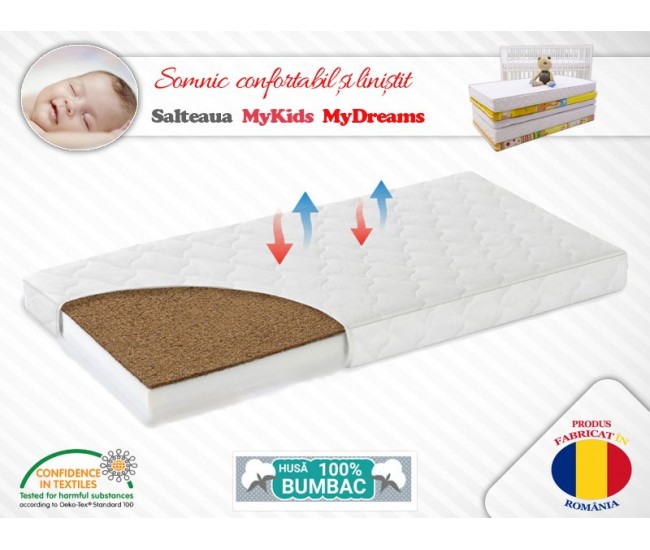 Saltea Fibra Cocos MyKids MyDreams I 90x40x05 (cm)