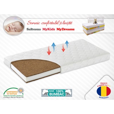 Saltea Fibra Cocos MyKids MyDreams II 160x70x10 (cm)