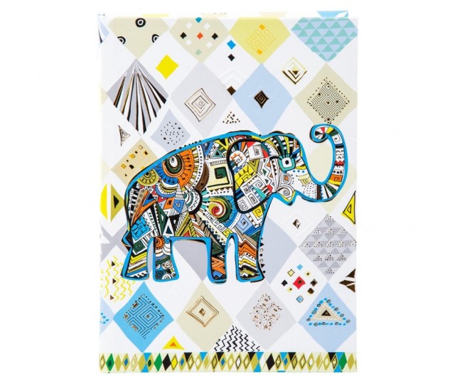 Agenda  A5 embosata Ethno Elephant