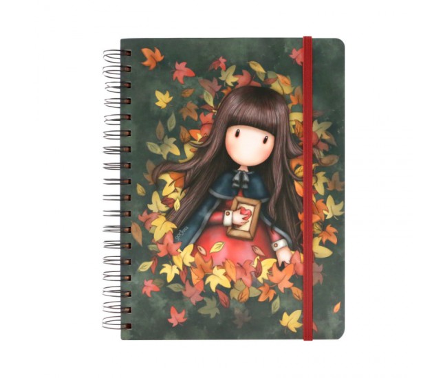 Agenda cu spira mare Gorjuss - Autumn Leaves