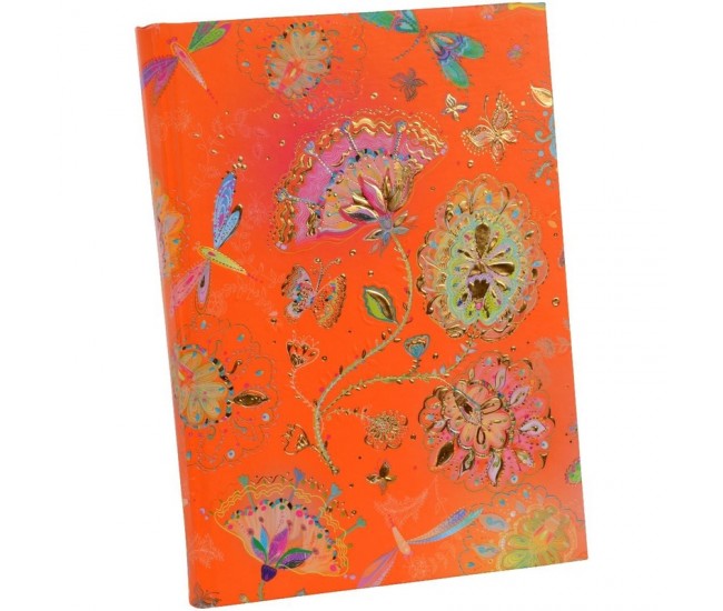 Agenda Goldbuch A5 cu efect special Luna de argint oranj