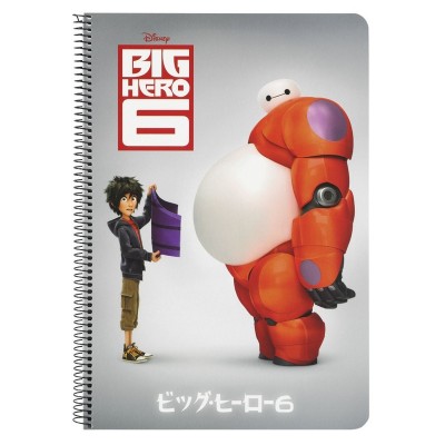 Caiet Big Hero6 cu spira A4