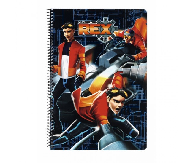 Caiet cu spira A4-80 de file matematica Generator Rex